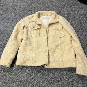 Tan Wool teddy jacket